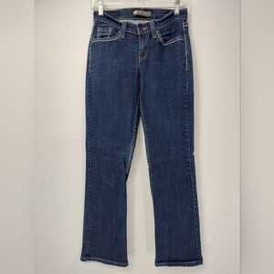 Levi's Women's 529 Curvy Bootcut Jeans in Deep Blue Size 4M, 27x32